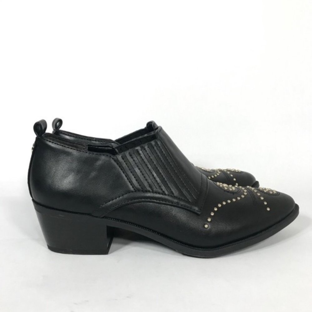 Circus Sam Edelman Helena Studded Western Heeled Ankle Booties